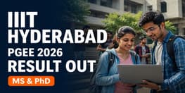 IIIT Hyderabad PGEE 2026 Interview Result Out for MS and PhD Admission